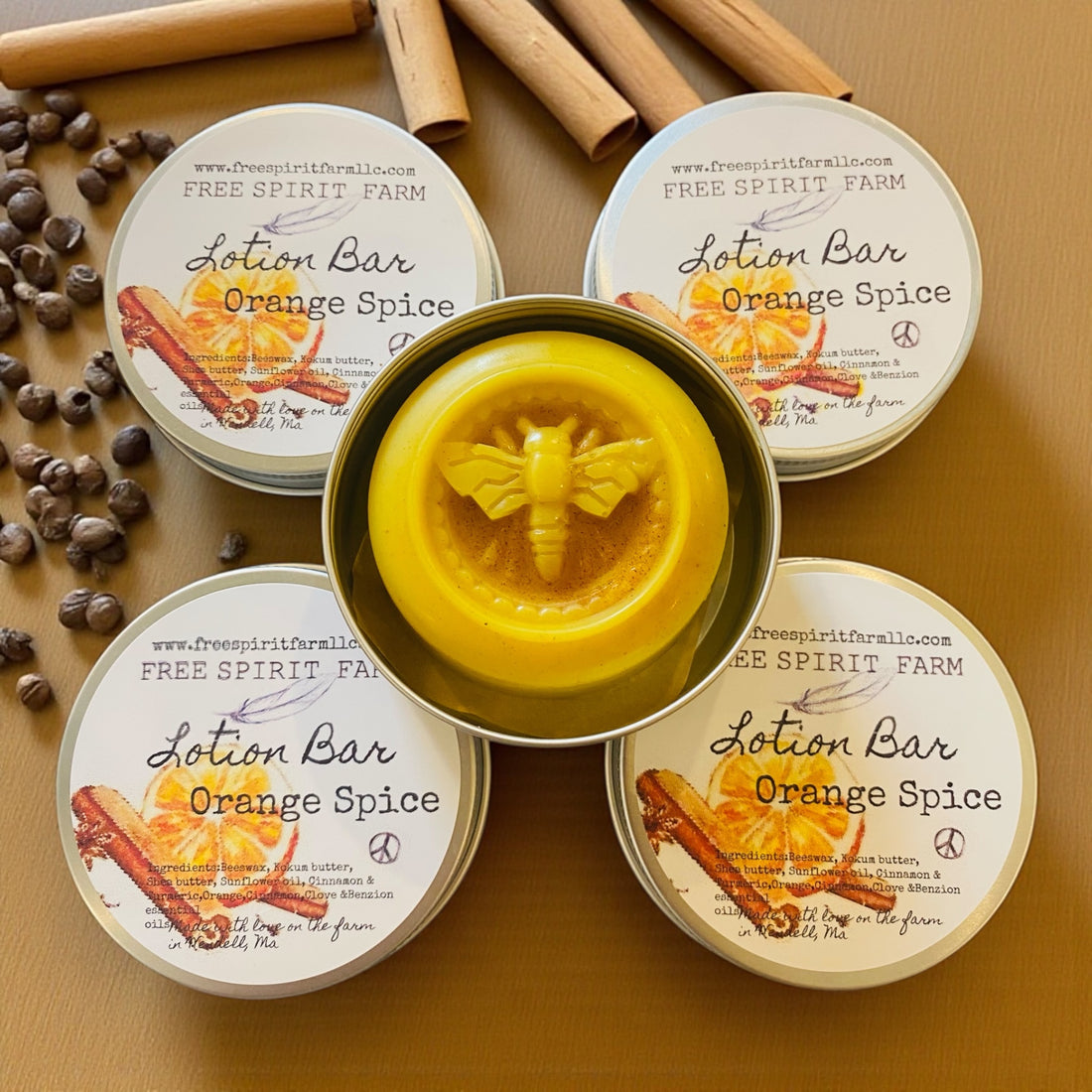 Lotion Bar~Orange Spice
