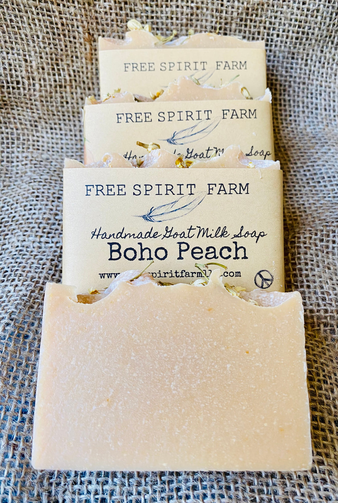 Goat Milk Soap~Boho Peach
