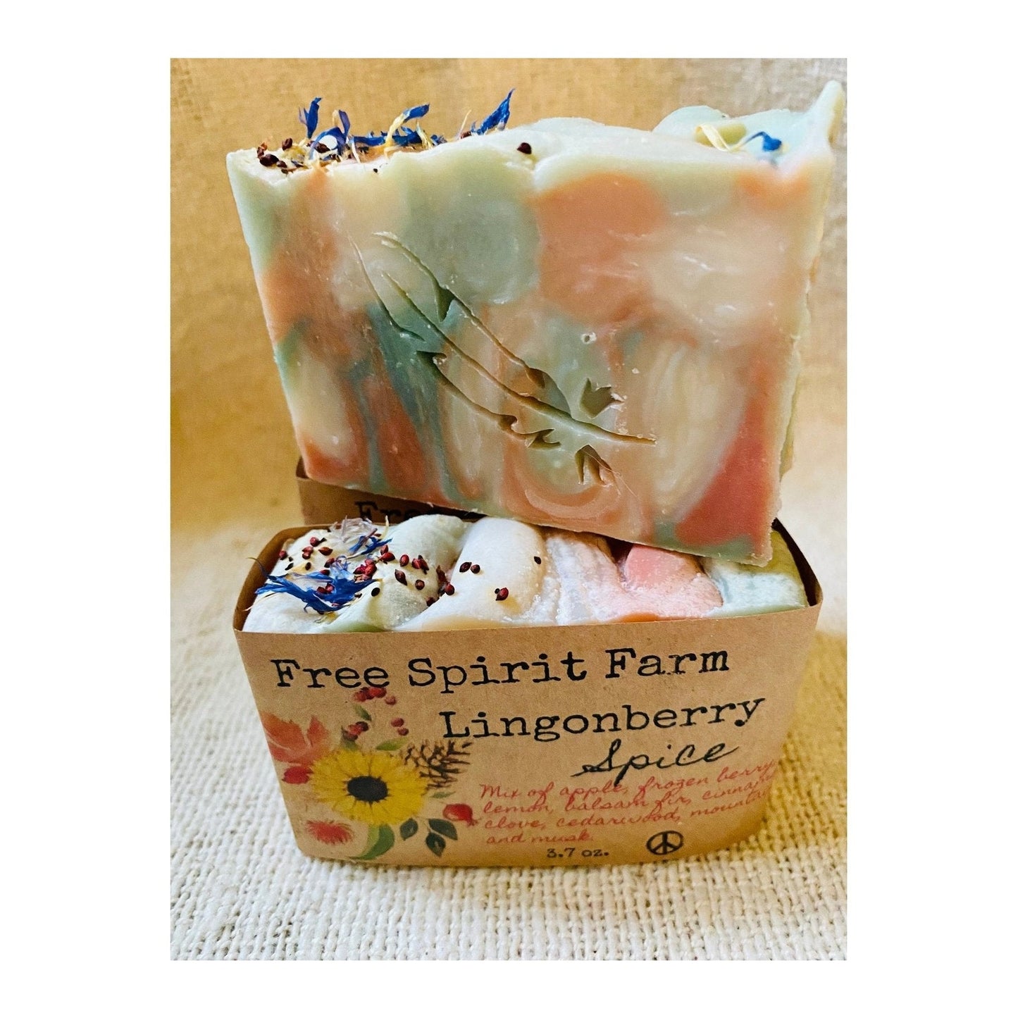 Specialty Soap~Lingnonberry Spice