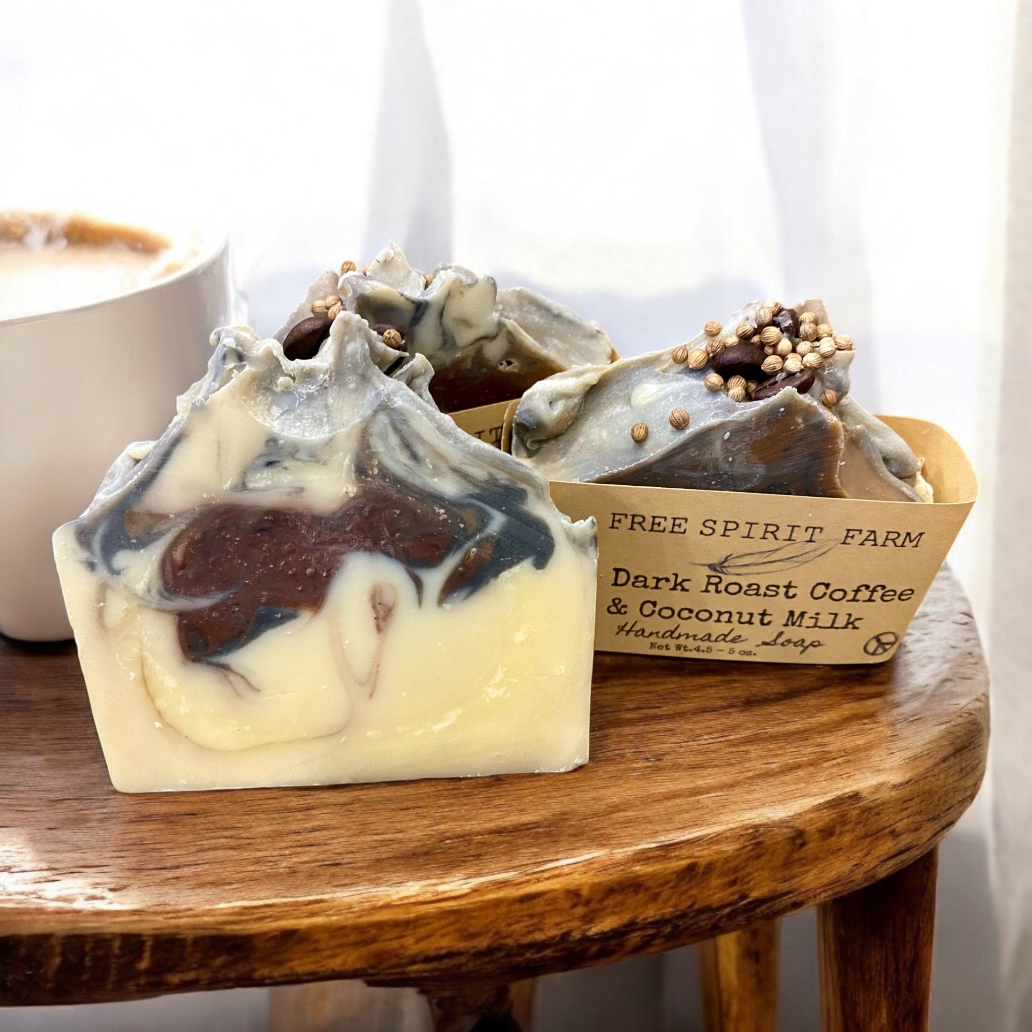Vegan Soap~ Dark Roast Coffee & Coconut Milk