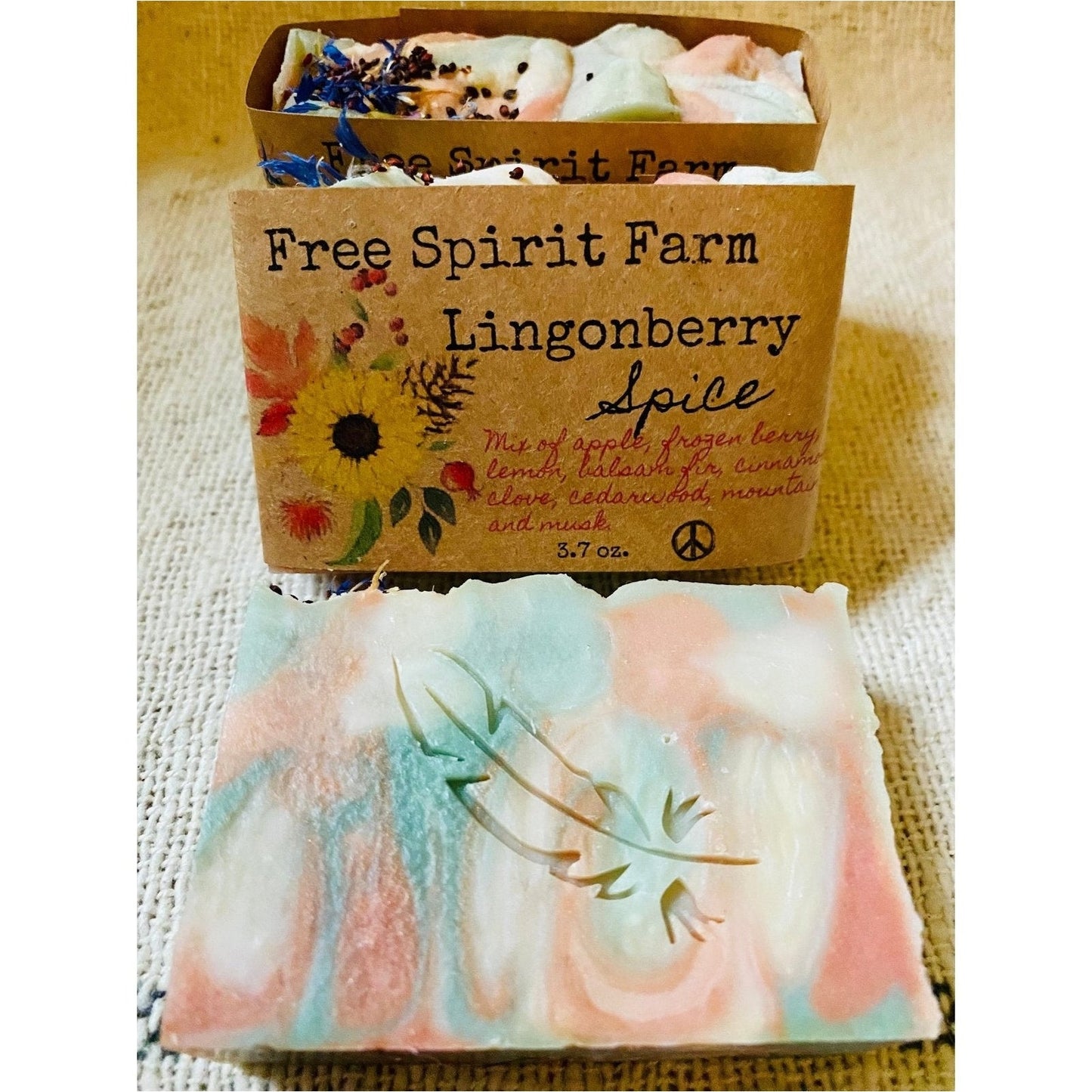 Specialty Soap~Lingnonberry Spice