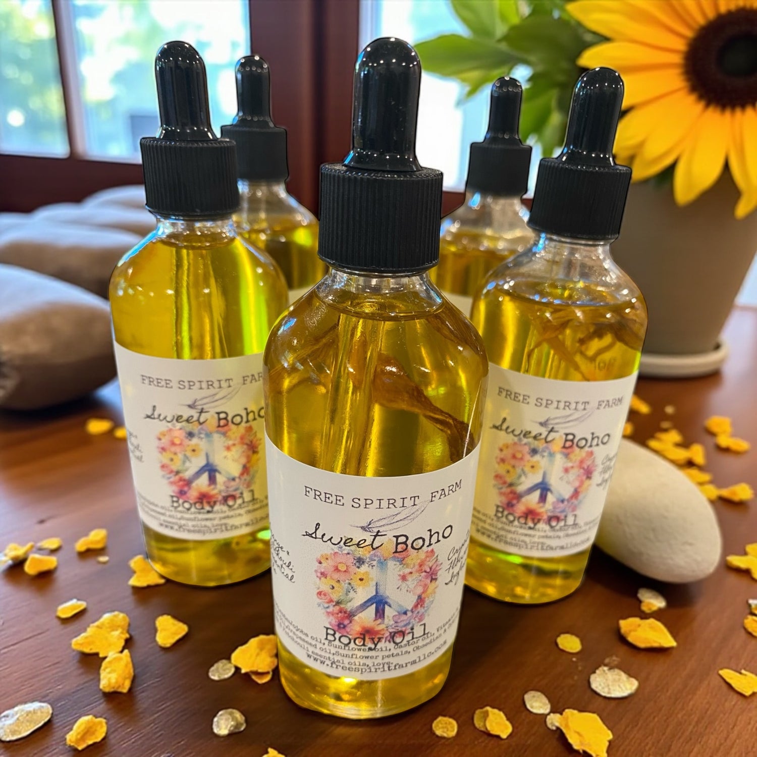 Body Oil~Sweet Boho~ 4 oz bottle