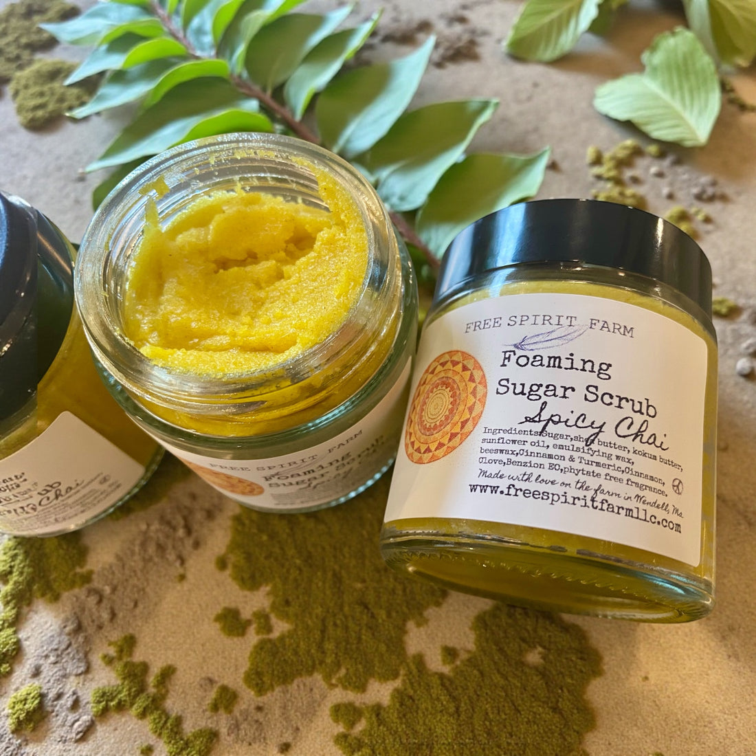Foaming Sugar Scrub~Spicy Chai