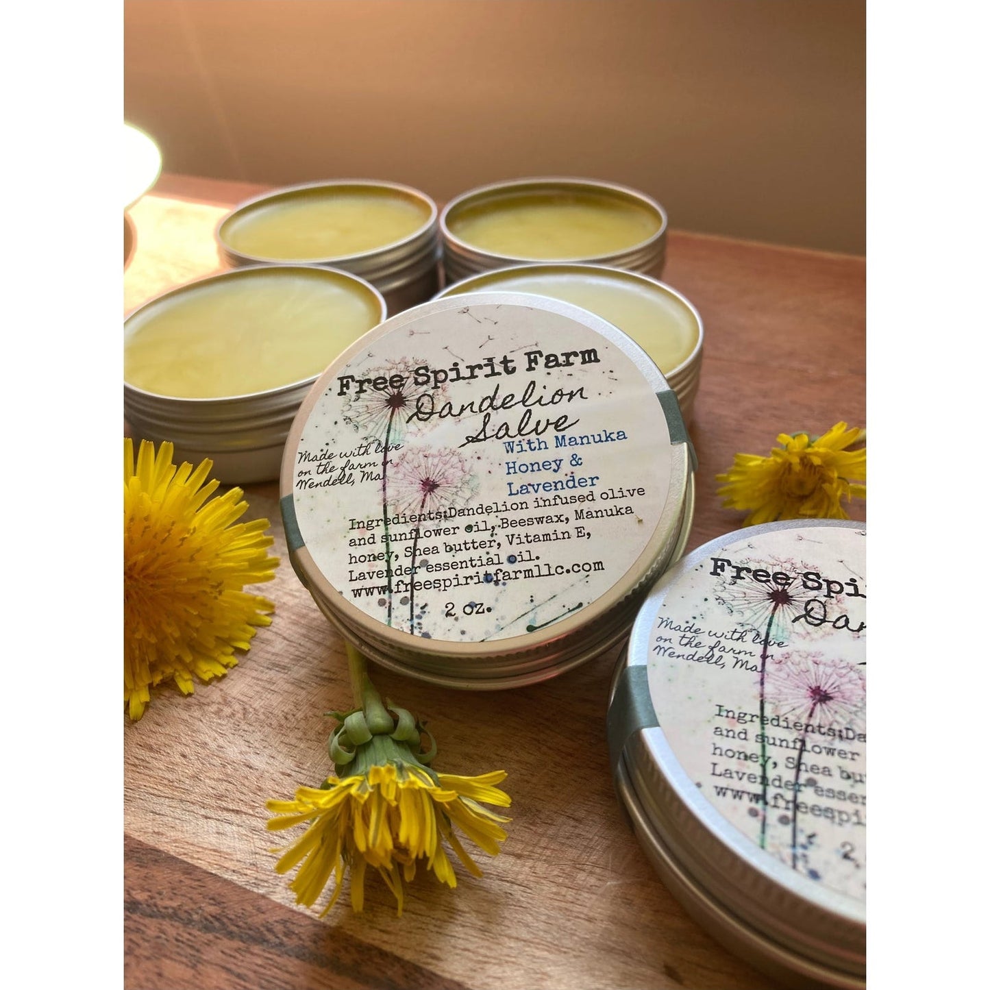 Dandelion Salve with Manuka Honey & Lavender