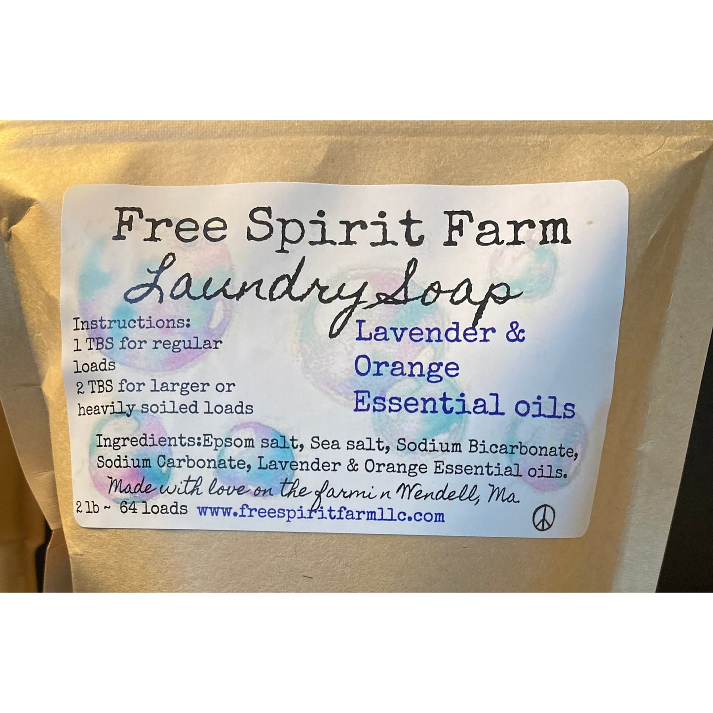 Laundry Soap~Lavender & Orange