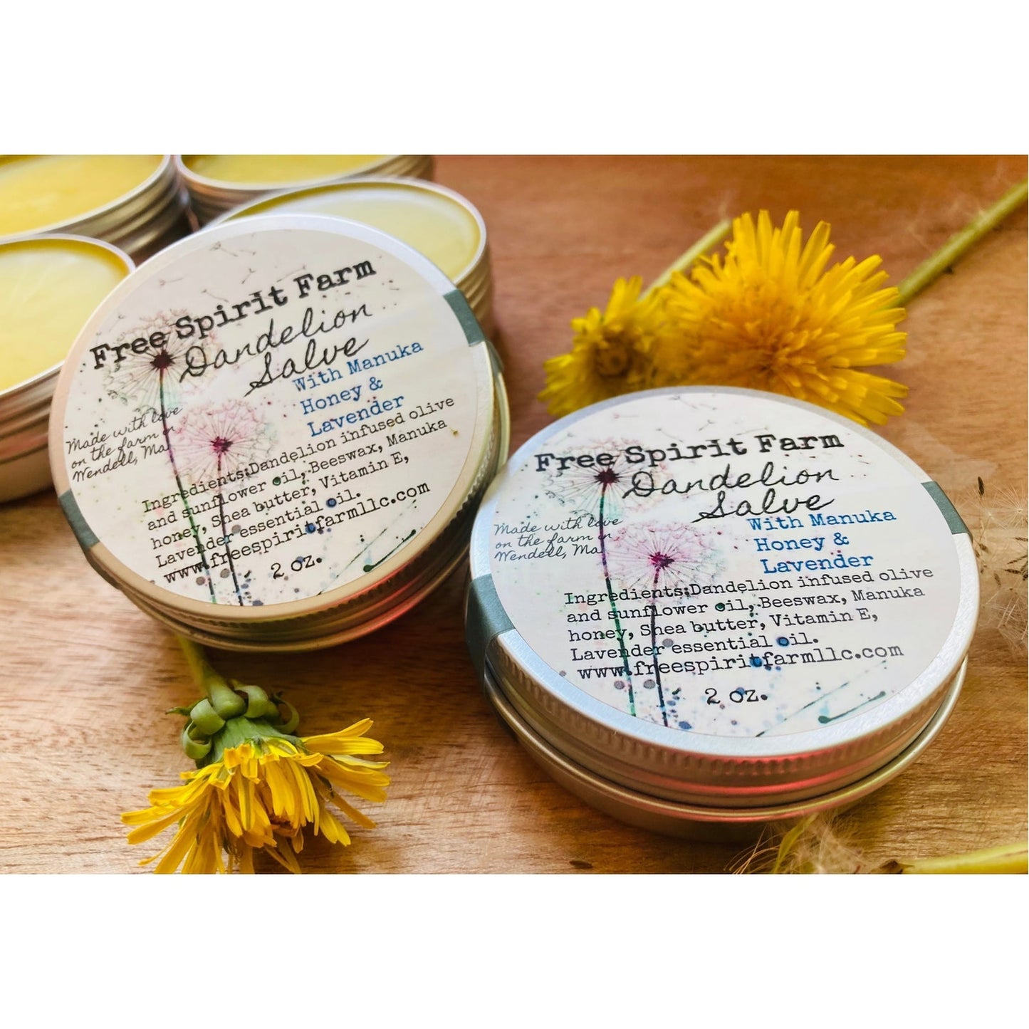 Dandelion Salve with Manuka Honey & Lavender