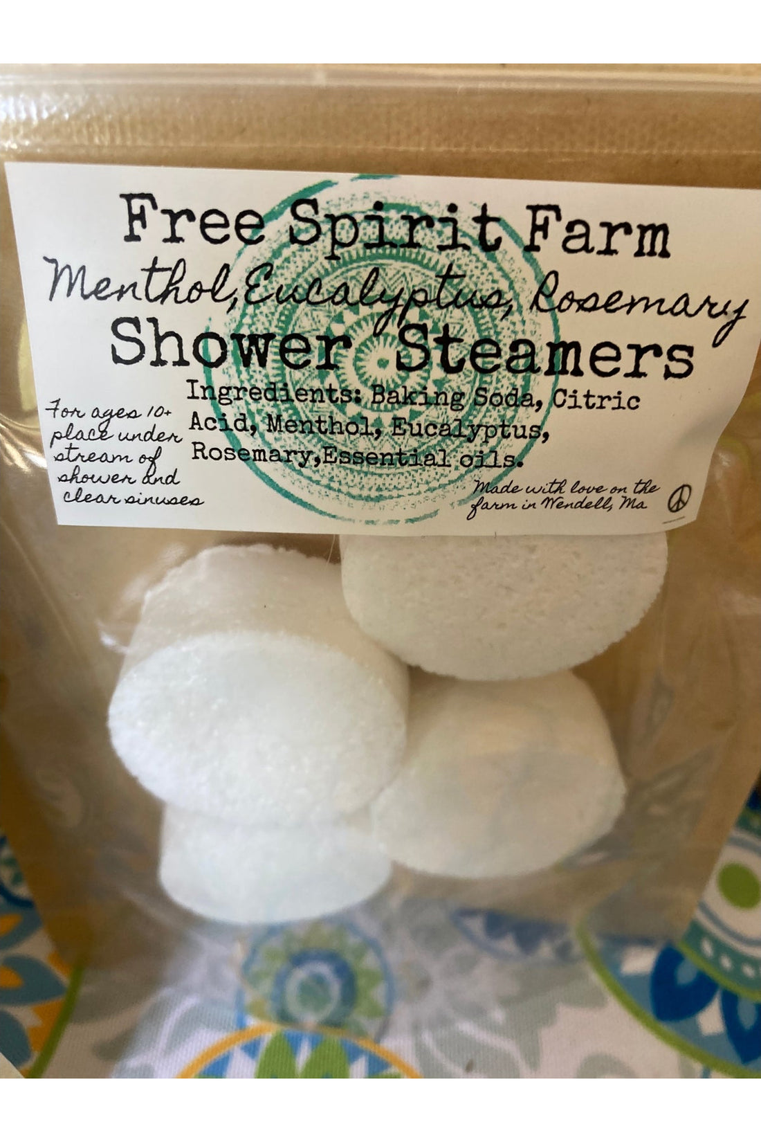 Shower Steamers ~ Eucalyptus &amp; Rosemary ~ 4 pack