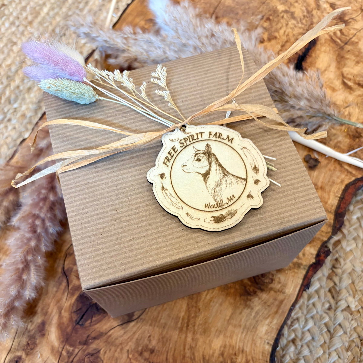 free spirit farm small kraft gift box