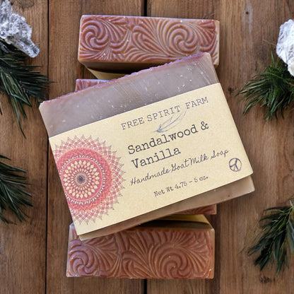 Goat Milk Soap ~Sandalwood &amp; Vanilla