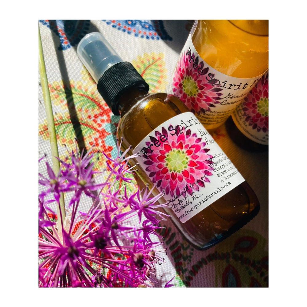 Facial Geranium &amp; Rosemary Toner with Rose Hydrosol