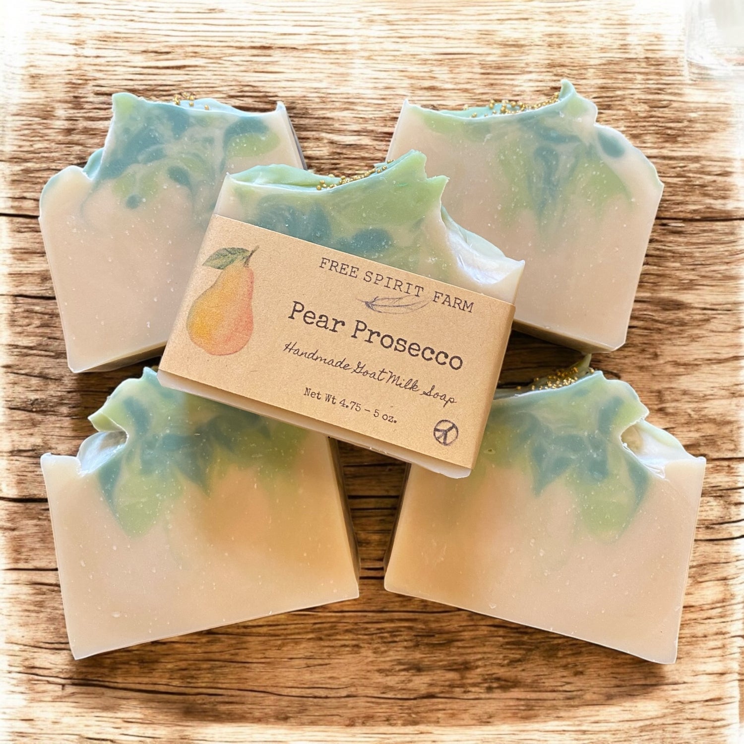 Brightening Goat Milk Soap - Pear Prosecco
