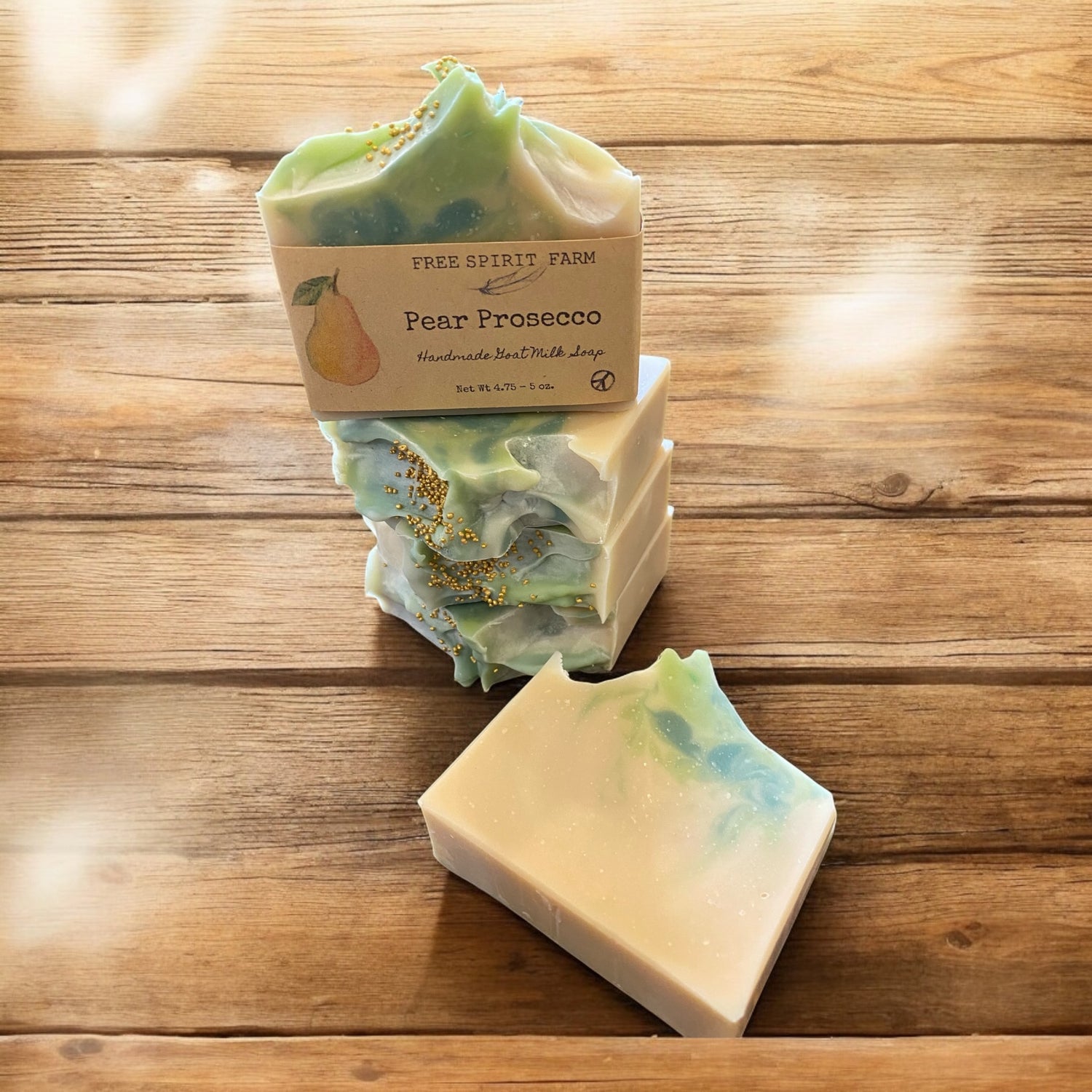 Brightening Goat Milk Soap - Pear Prosecco