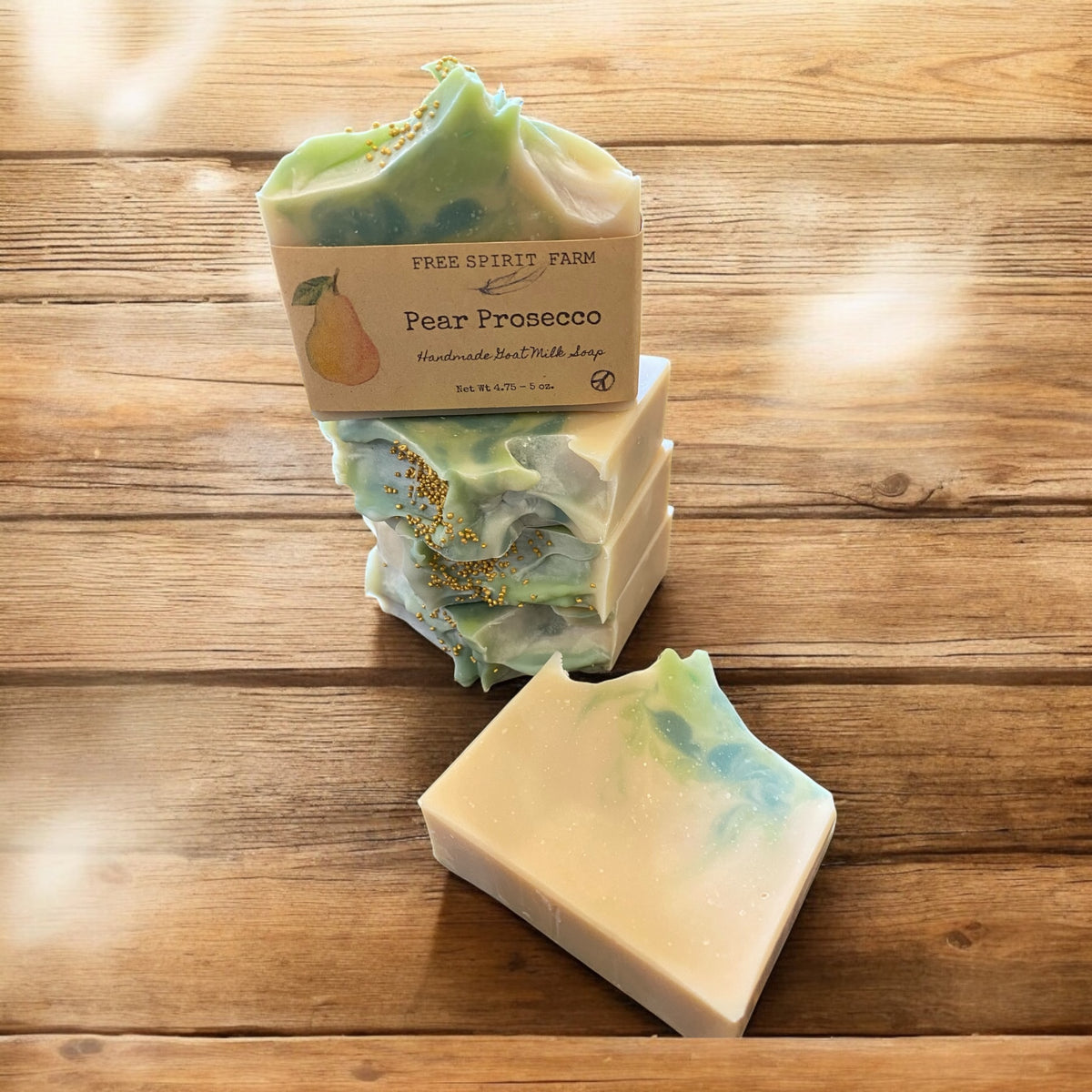 Brightening Goat Milk Soap - Pear Prosecco