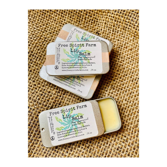 Lip Balm Tin~Pine & Spearmint