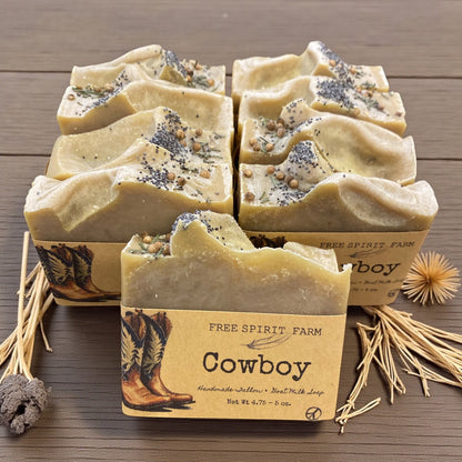 Bar of soap labeled &