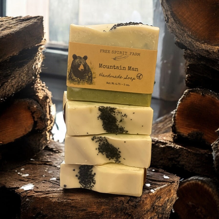 Earthy Vegan Soap - Mountain Man