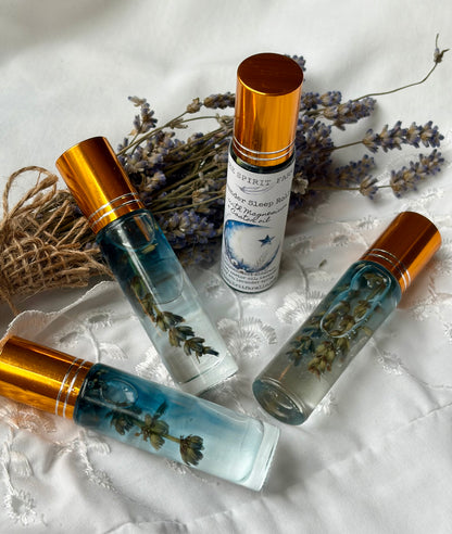 lavender and magnesium sleep rollers