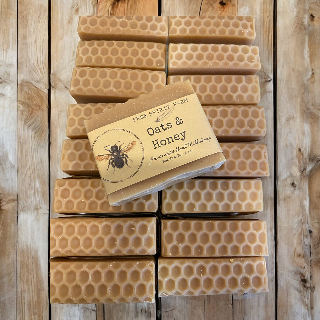 Gentle Goat Milk Soap - Oat &amp; Honey (Unscented)