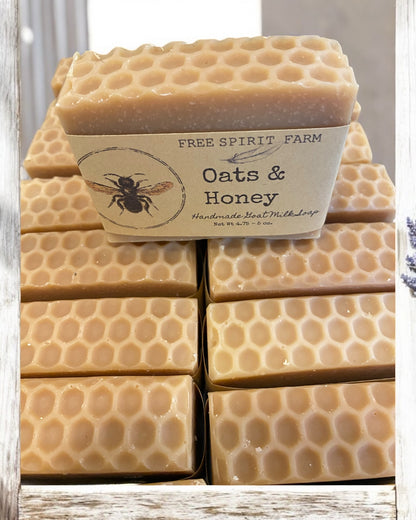 Gentle Goat Milk Soap - Oat &amp; Honey (Unscented)