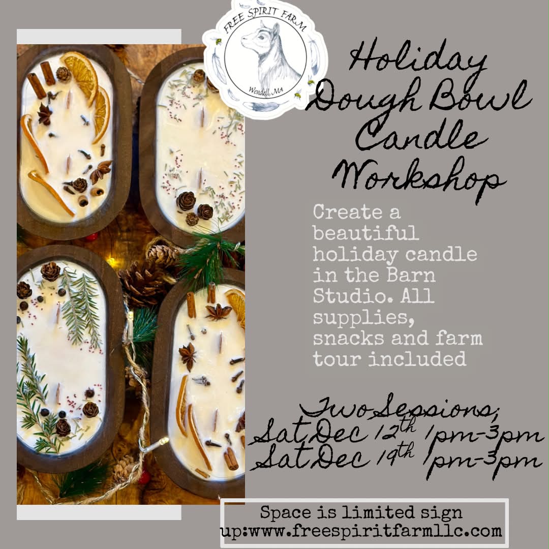 Holiday Dough Bowl Candle Workshop-Two Sessions
