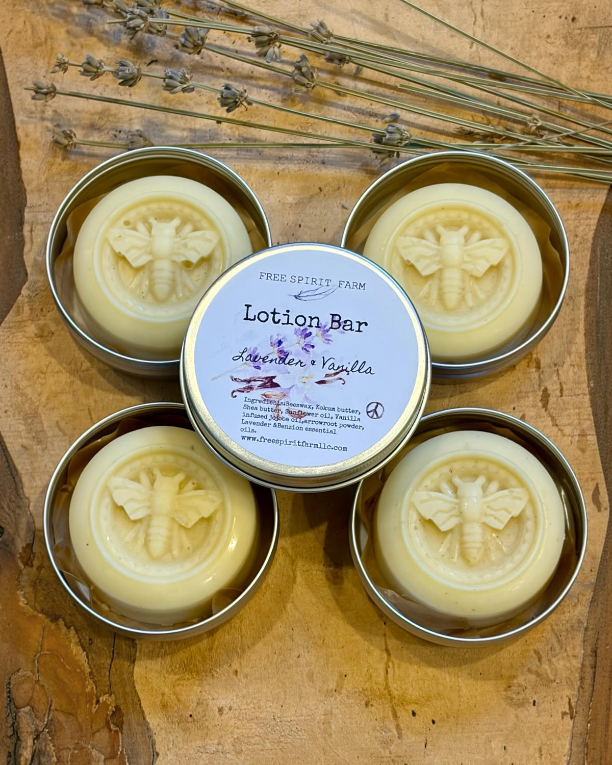 Moisturizing Lotion Bar - Lavender &amp; Vanilla