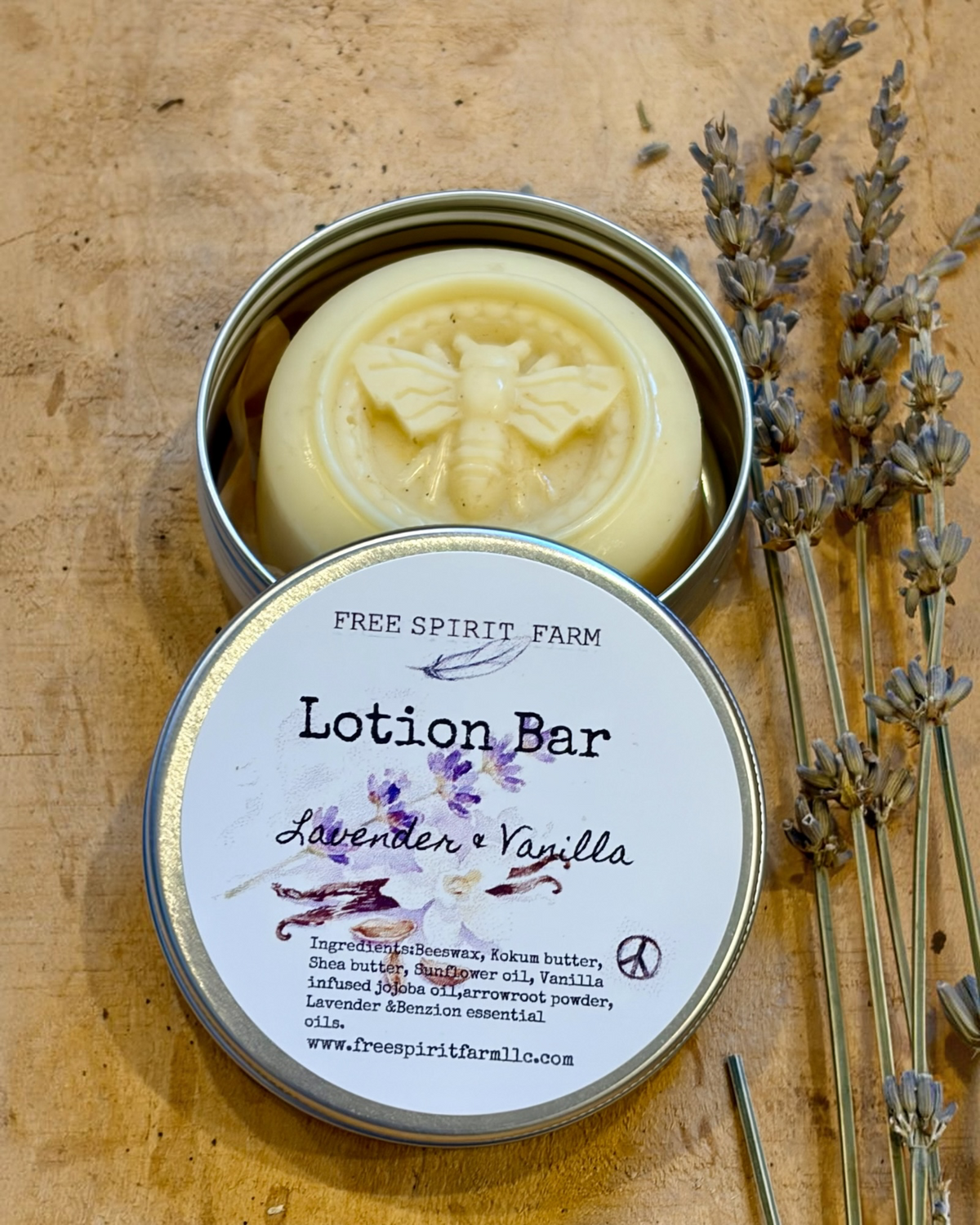Moisturizing Lotion Bar - Lavender &amp; Vanilla