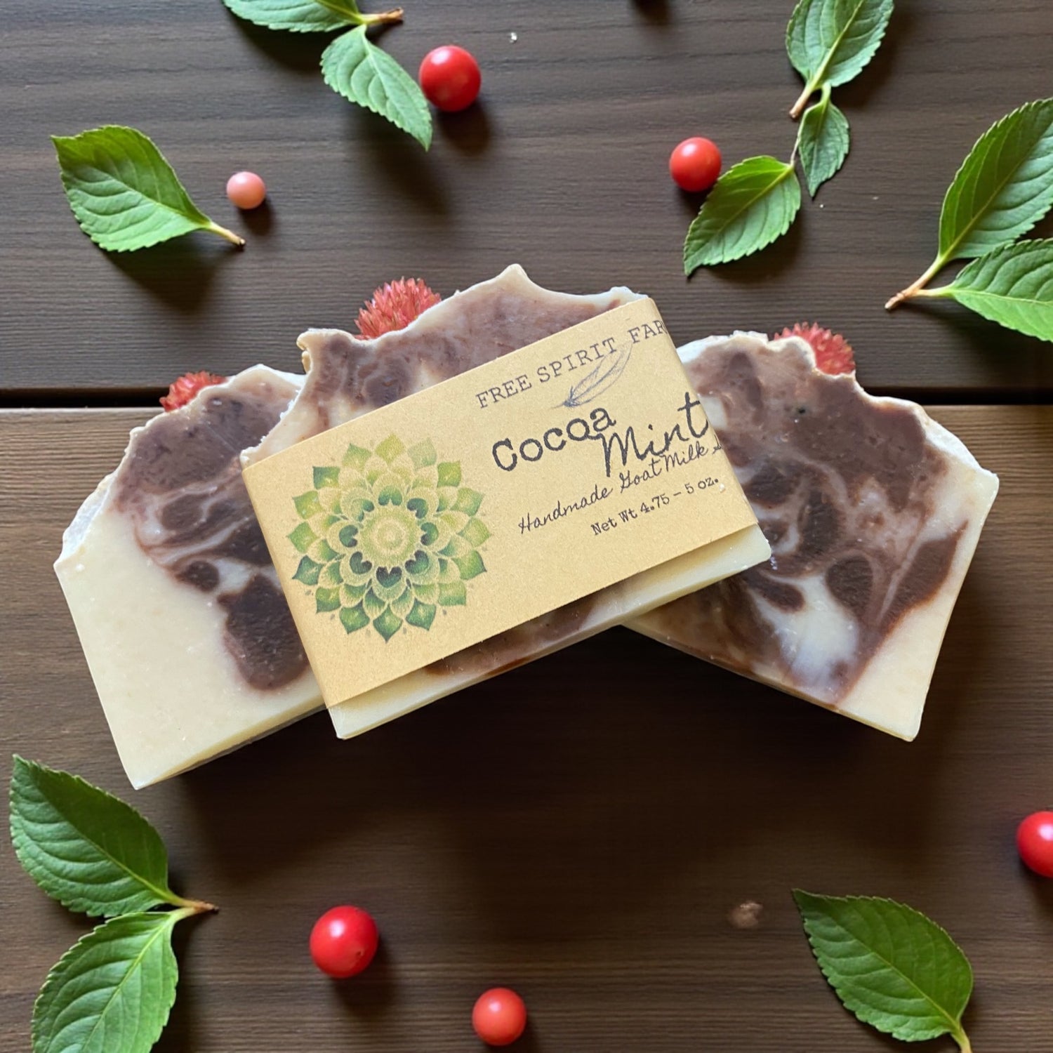 Holiday Cocoa Mint Goat Milk Soap