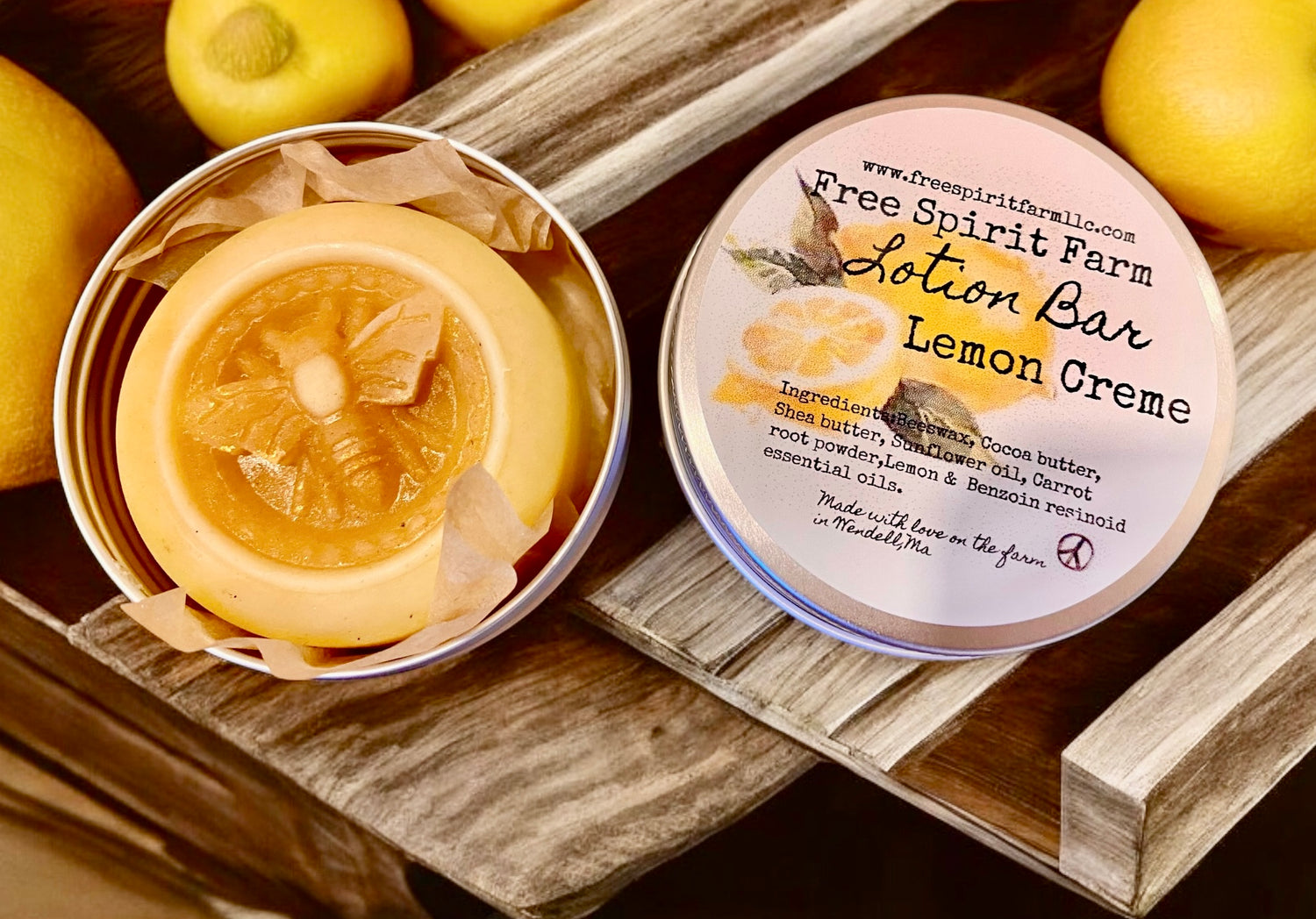 Moisturizing Lotion Bar - Lemon Crème
