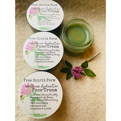 Face Cream ~ Red Clover, Prickly Pear &amp; Blue Tansy
