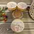 Tallow balm jars with &
