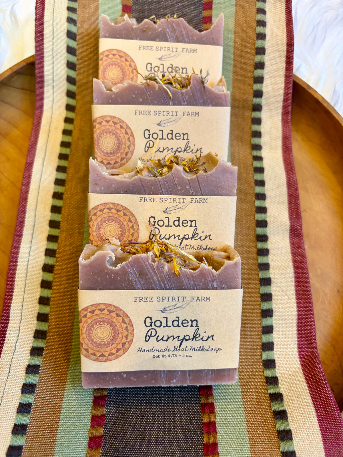 Handmade Free Spirit Farm goat milk soap 