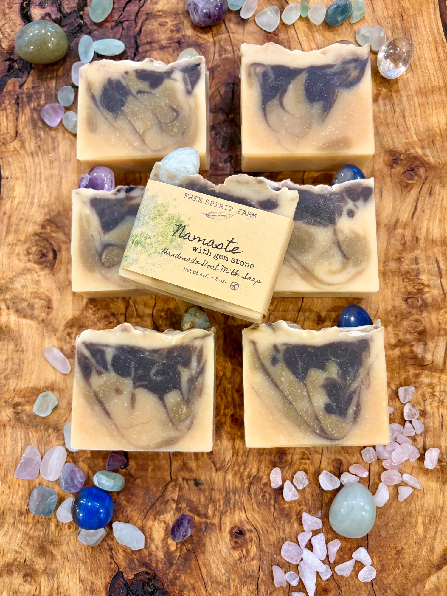 crystal infused goat milk soap free spirit farm