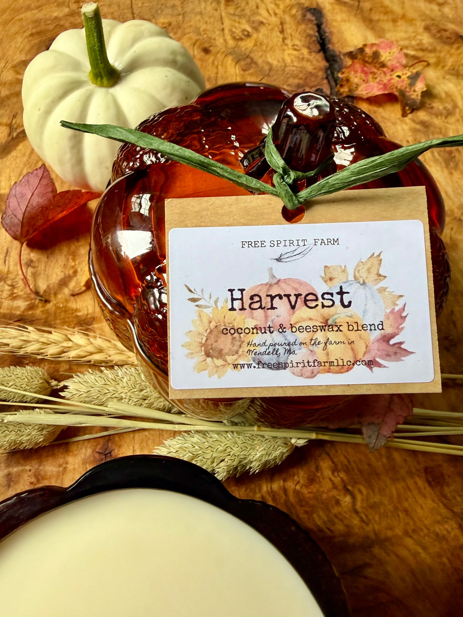 A fall-themed product photo featuring a &