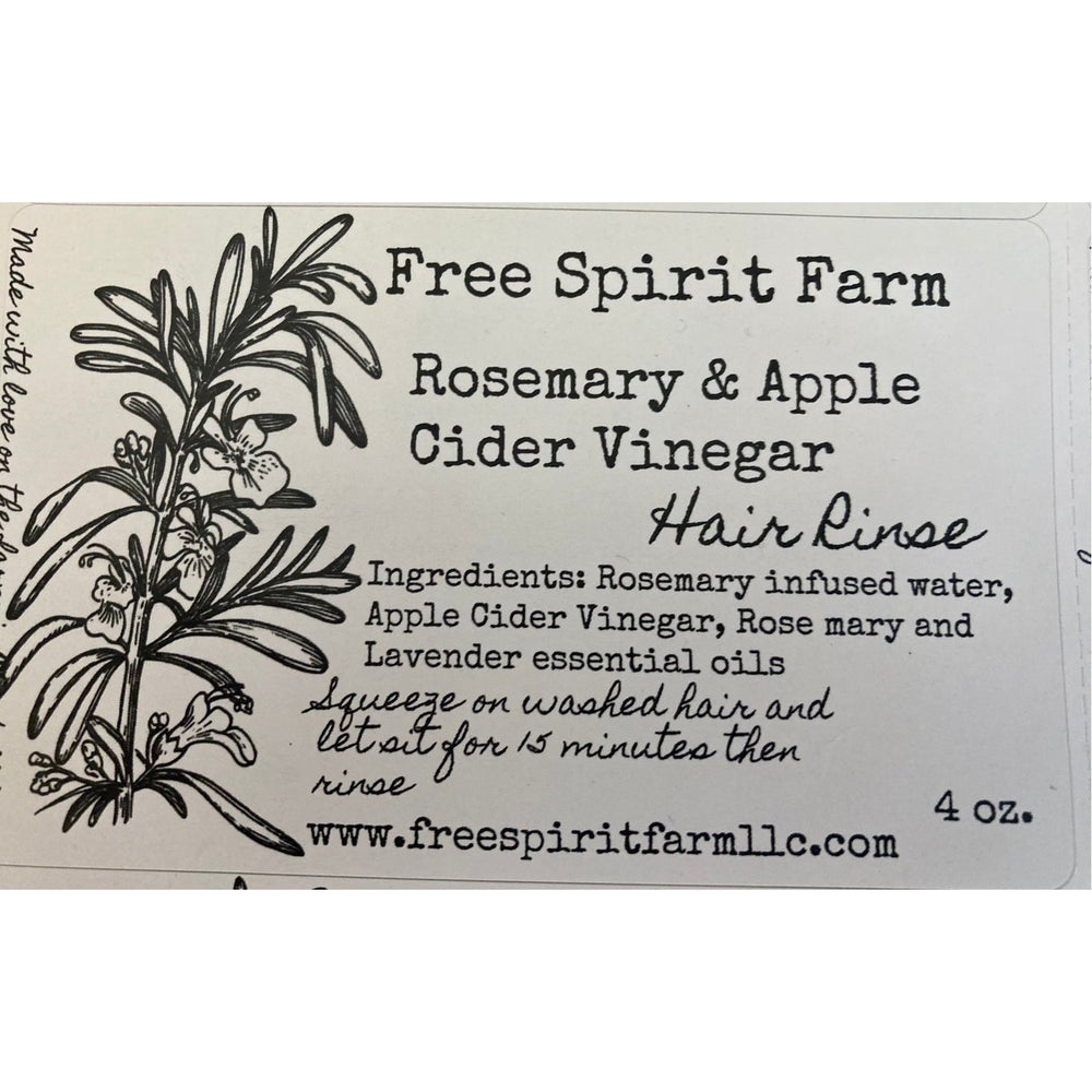 Rosemary Apple Cider Vinegar Hair Rinse